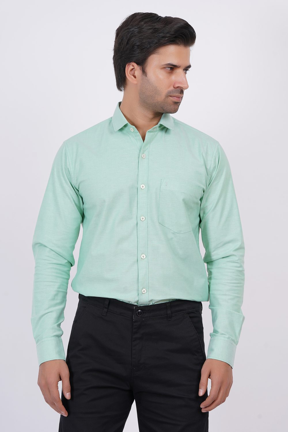 Mint Green | TTASCOTT Printed Shirt