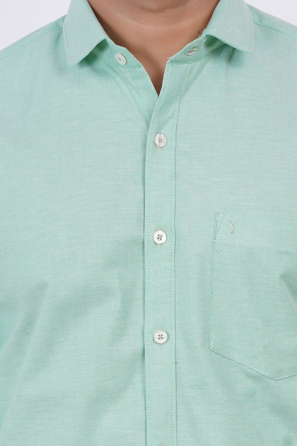 Mint Green | TTASCOTT Printed Shirt