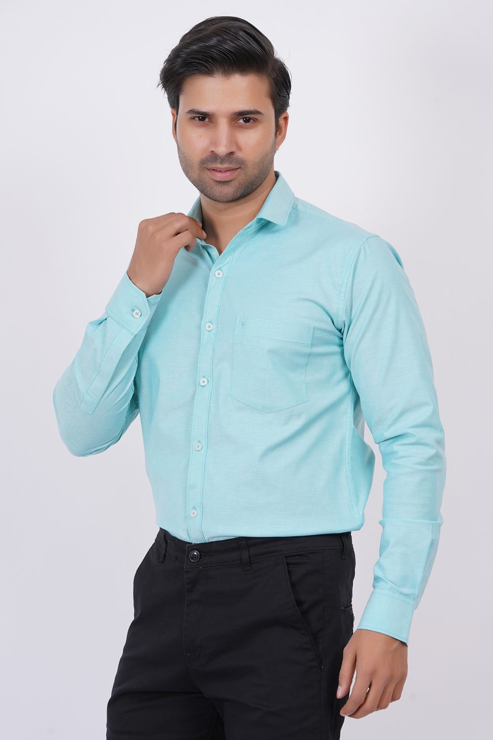 light Blue | TTASCOTT Plain Shirts | TC 1185 - 2