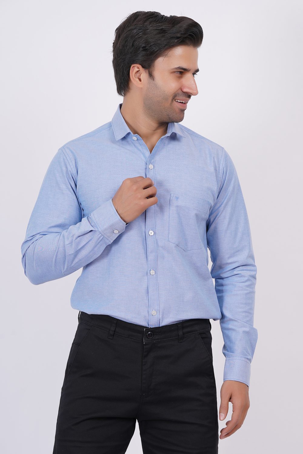 Blue | TTASCOTT Plain Shirt