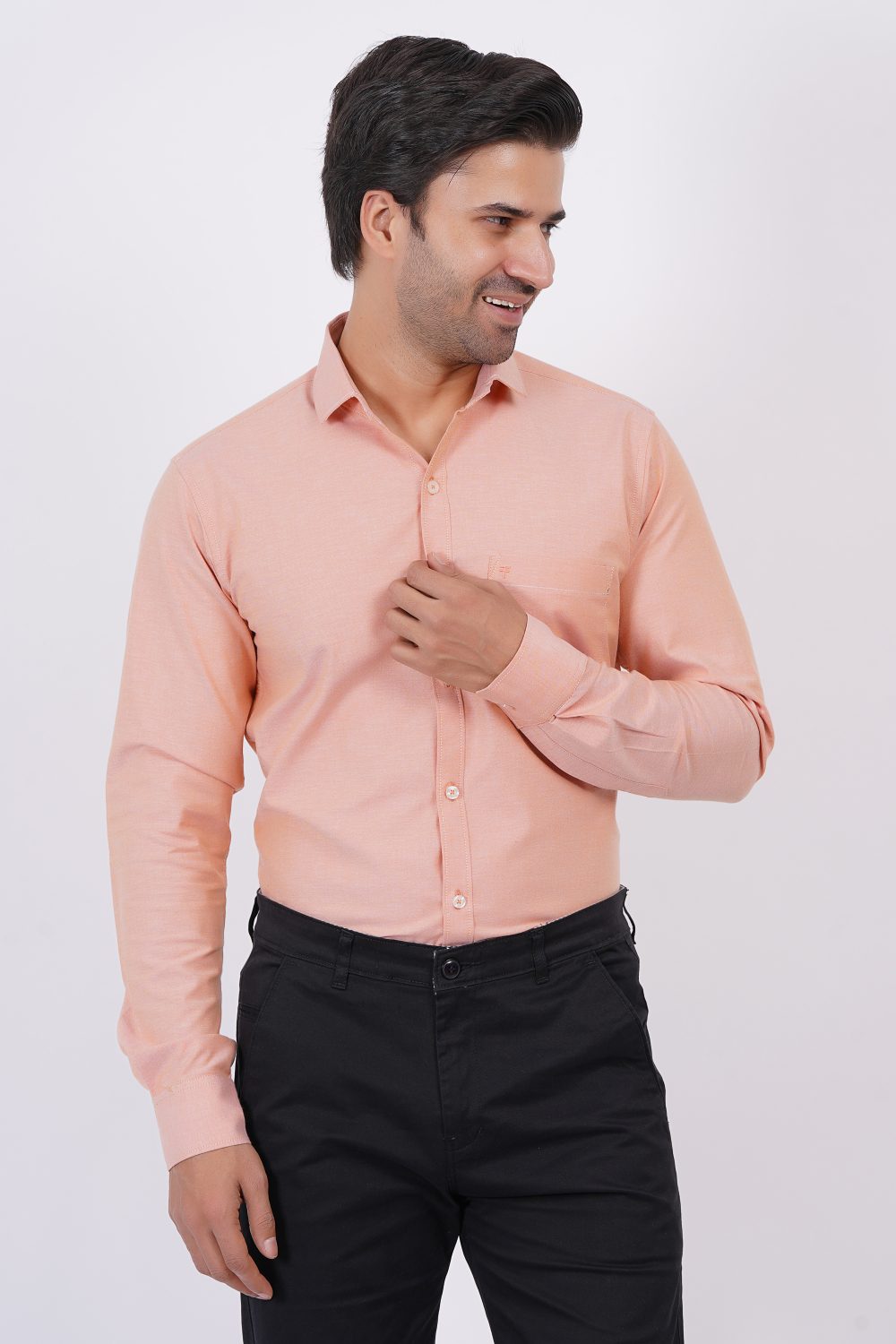 Light Orange | TTASCOTT Plain Shirt