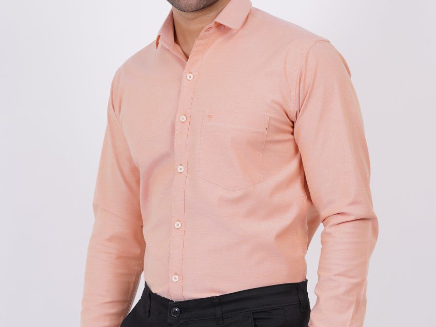 Light Orange | TTASCOTT Plain Shirt | TC 1185 - 4