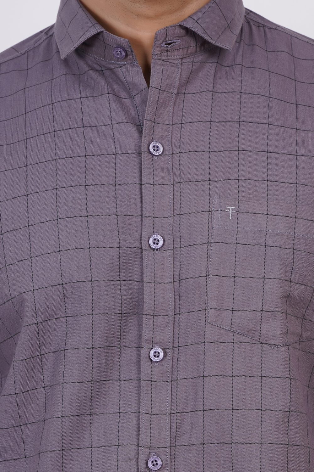 Grey | TTASCOTT Check Shirt