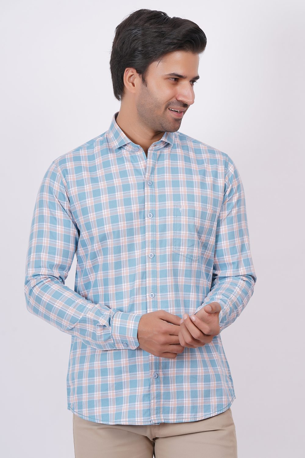 Sky Blue | TTASCOTT Plain Shirt