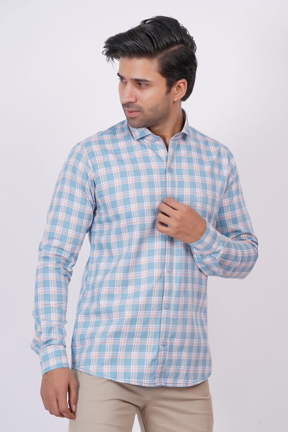 Sky Blue | TTASCOTT Plain Shirt