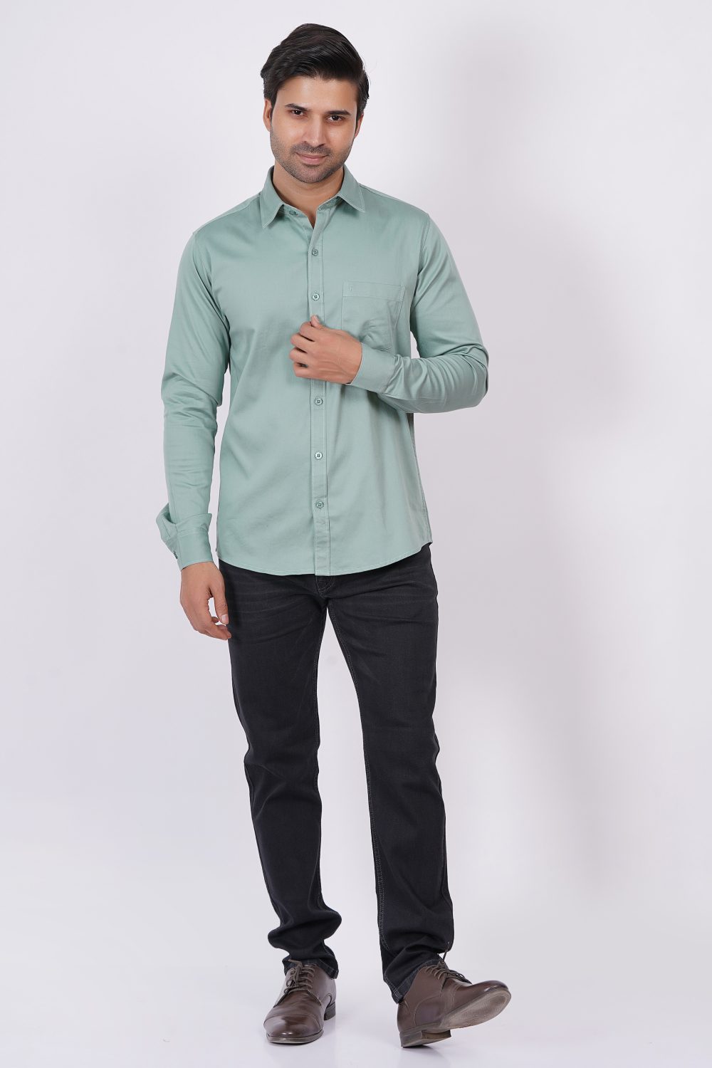 Light Green | TTASCOTT Plain Shirt