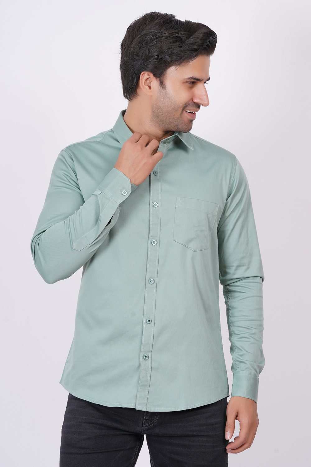 Light Green | TTASCOTT Plain Shirt