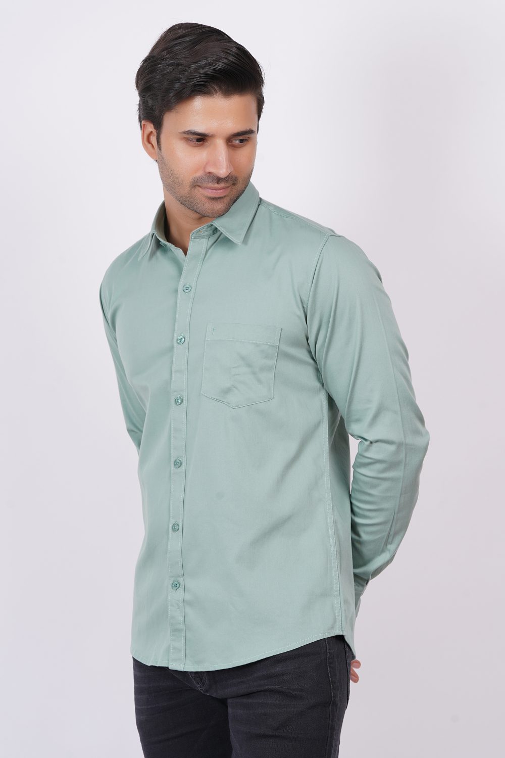 Light Green | TTASCOTT Plain Shirt