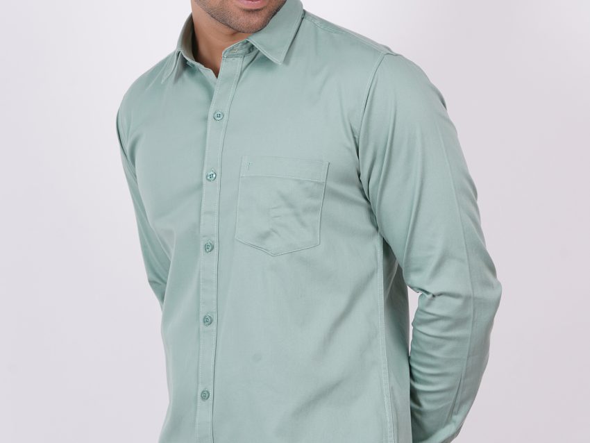 Light Green | TTASCOTT Plain Shirt | TC 1153 - 3