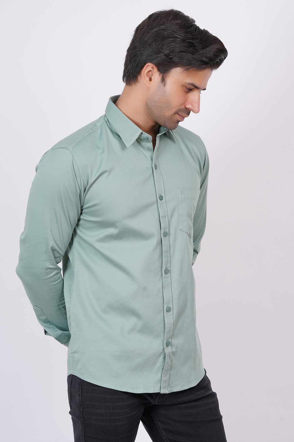 Light Green | TTASCOTT Plain Shirt