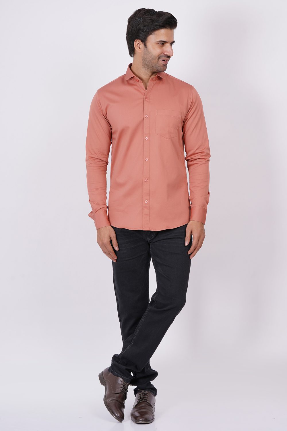 Orange | TTASCOTT Plain Shirt