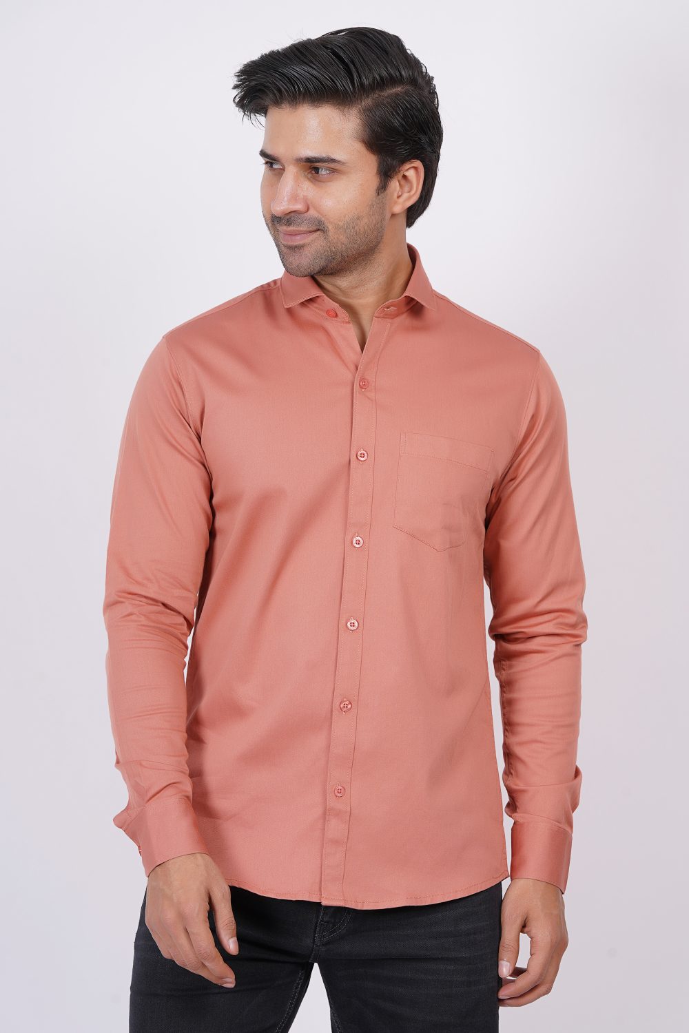 Orange | TTASCOTT Plain Shirt