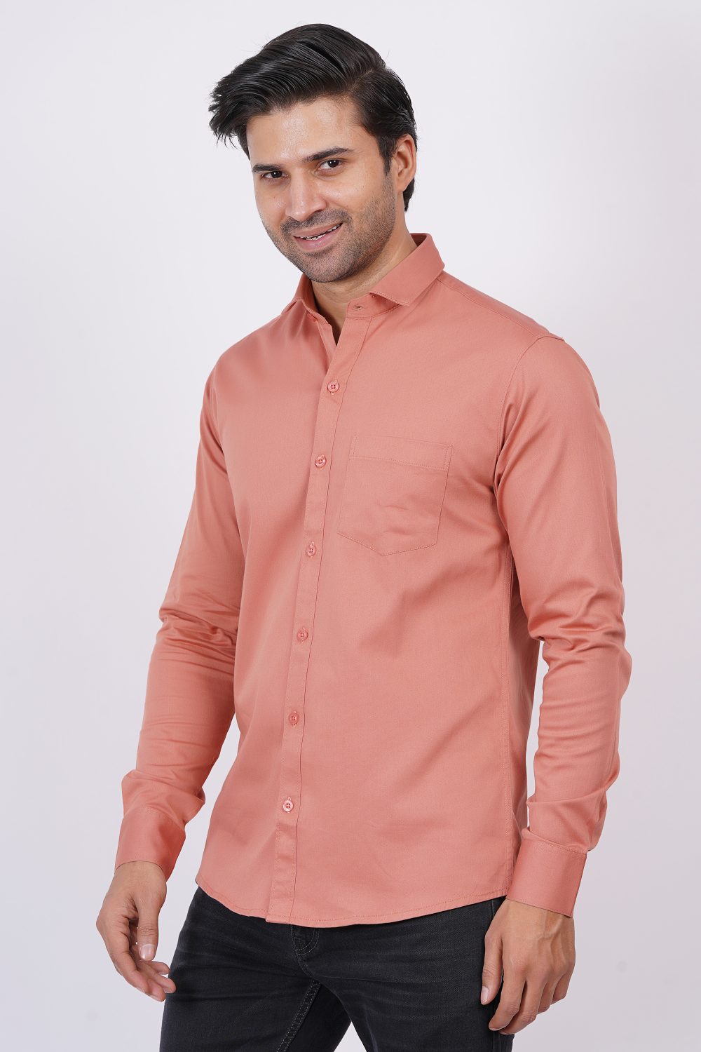 Orange | TTASCOTT Plain Shirt