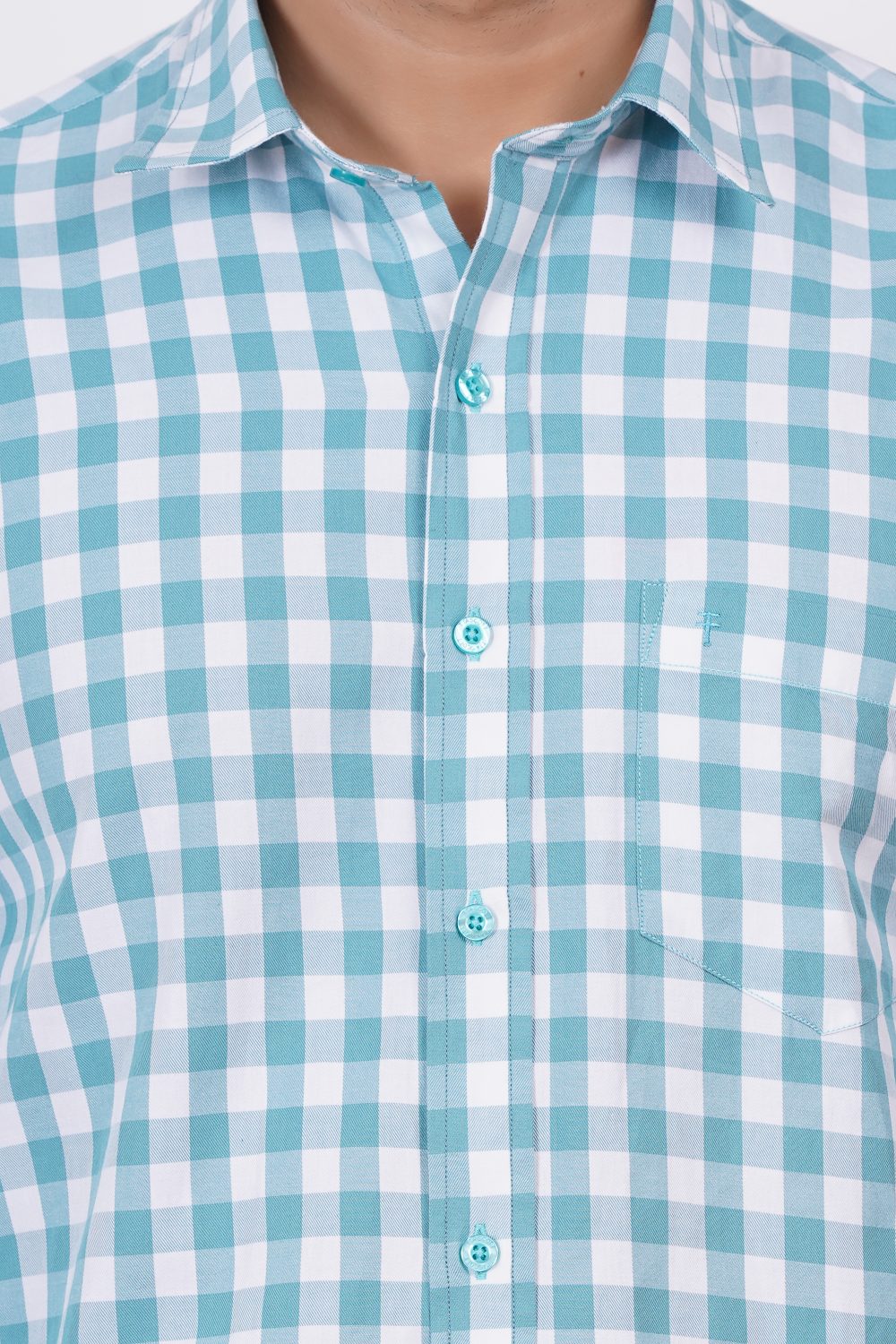 Light blue | TTASCOTT Check Shirt