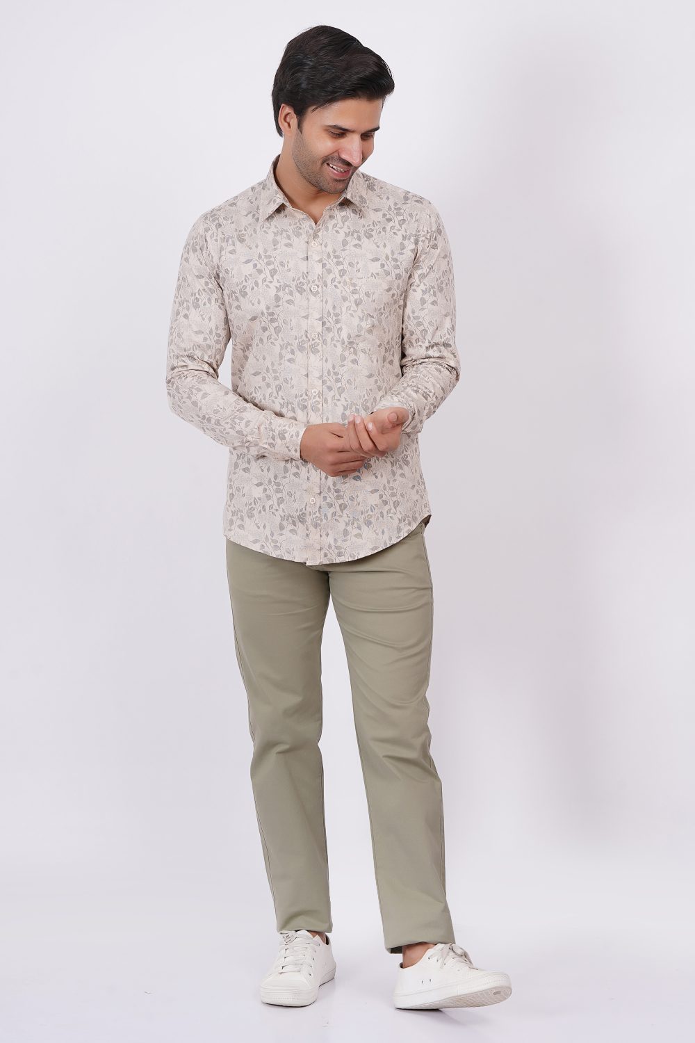 Cream | TTASCOTT Printed Shirt