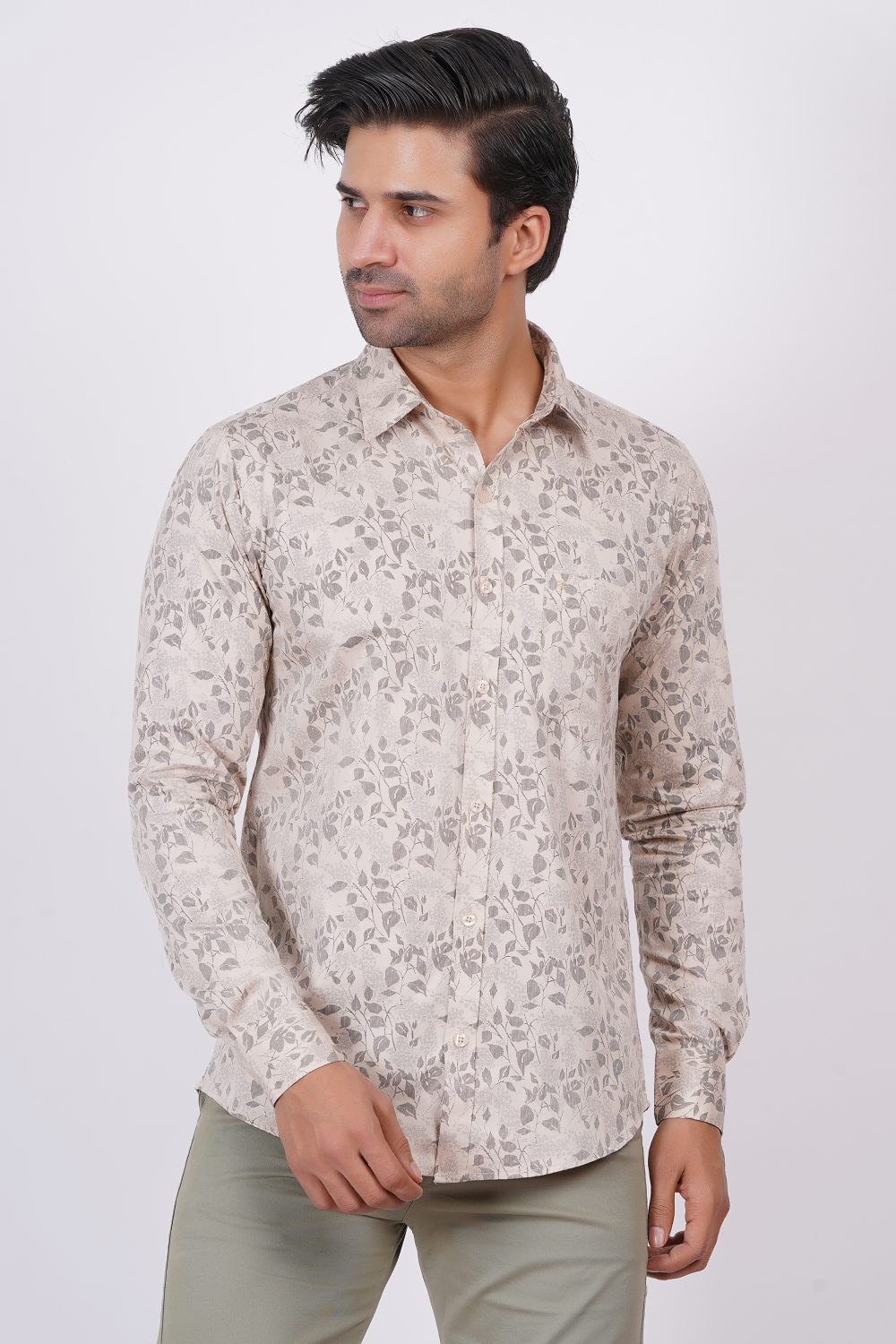 Cream | TTASCOTT Printed Shirt