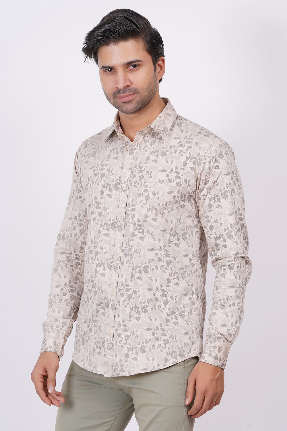 Cream | TTASCOTT Printed Shirt