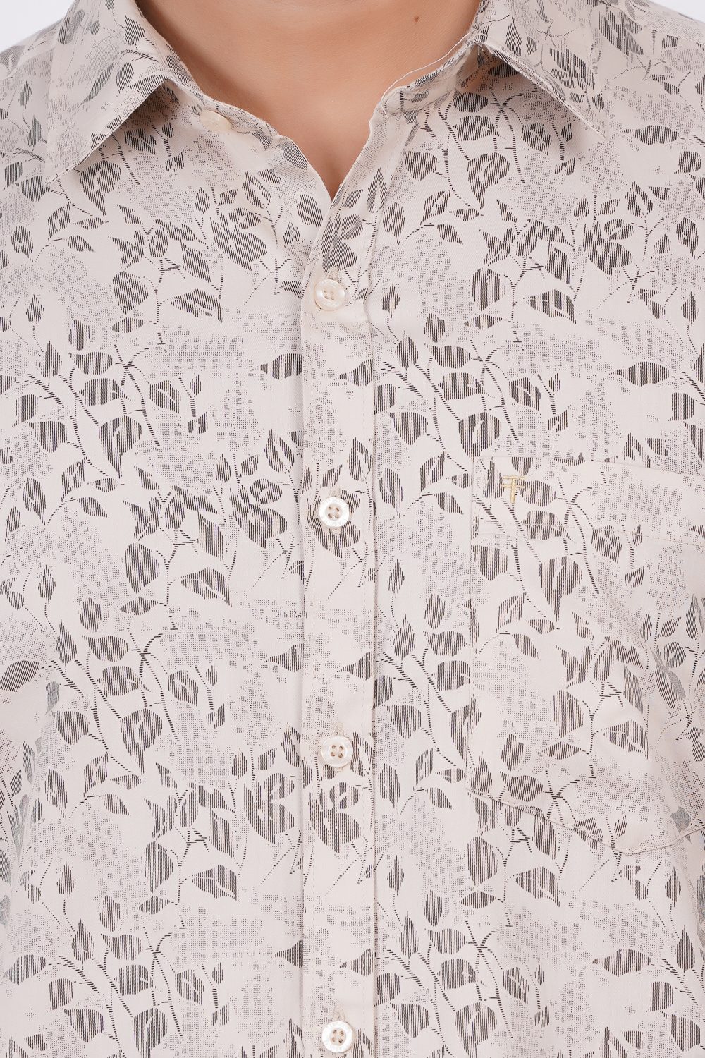 Cream | TTASCOTT Printed Shirt