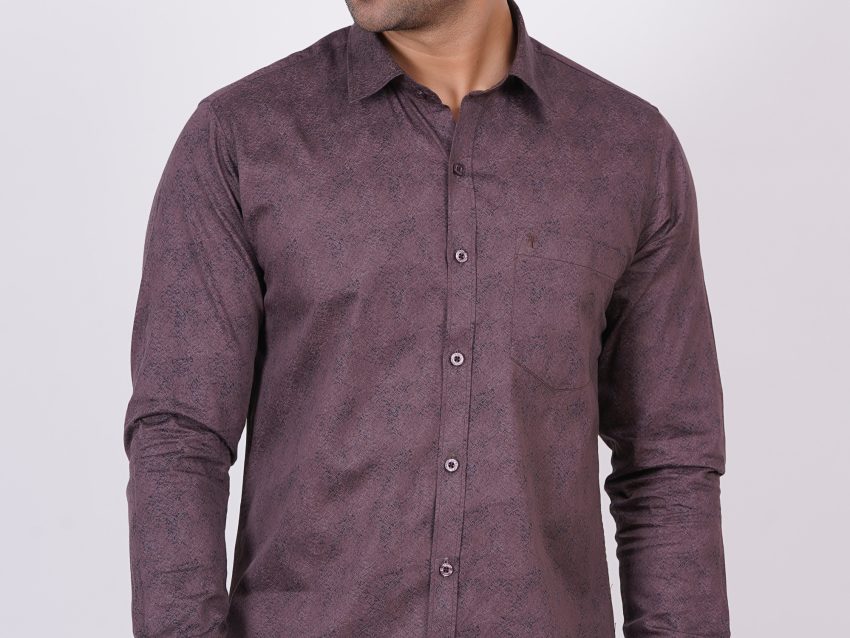 Purpel | TTASCOTT Printed Shirt | TC 1182 - 1