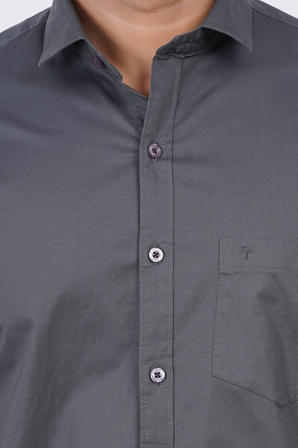 Dark Grey | TTASCOTT Plain Shirt