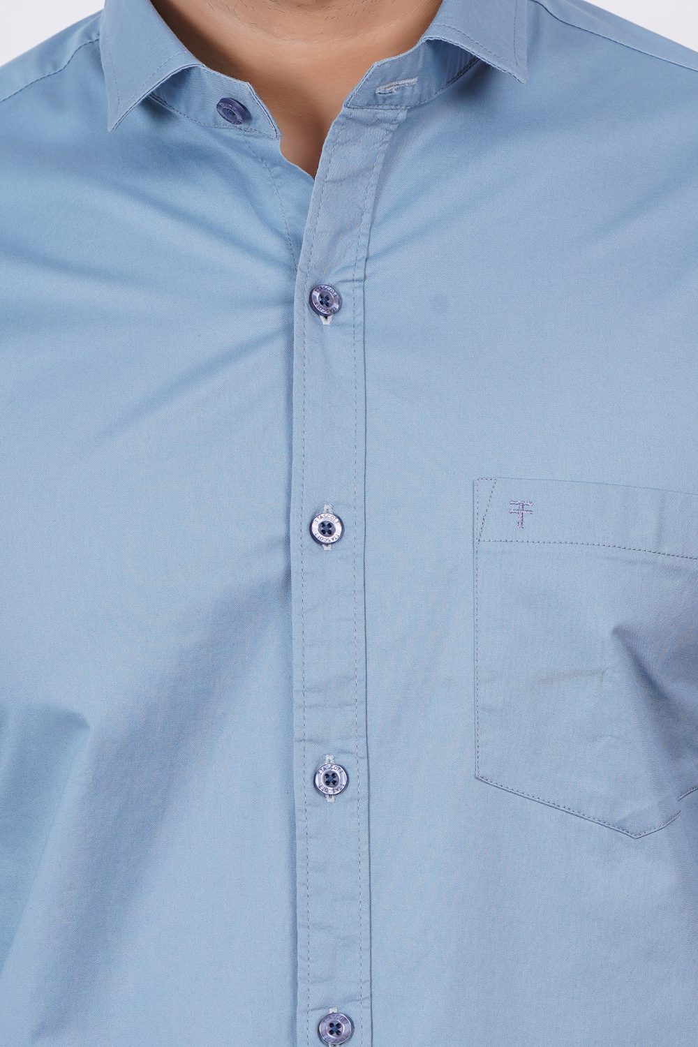 Sky Blue | TTASCOTT Plain Shirt