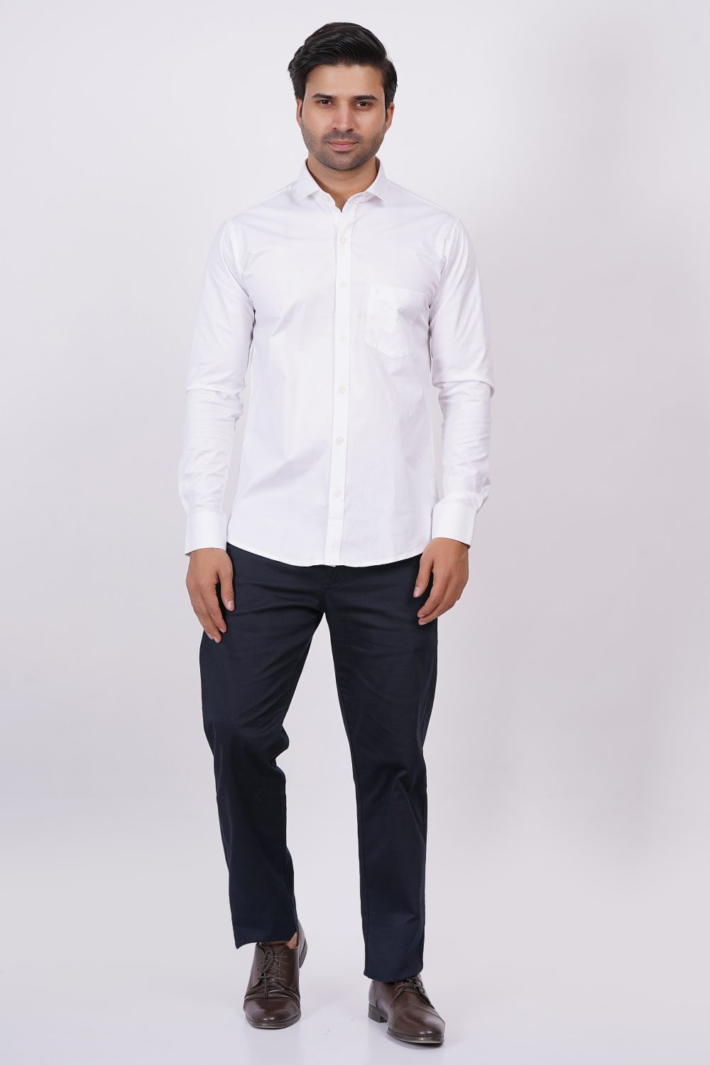 General Motors White | TTASCOTT Plain Shirt