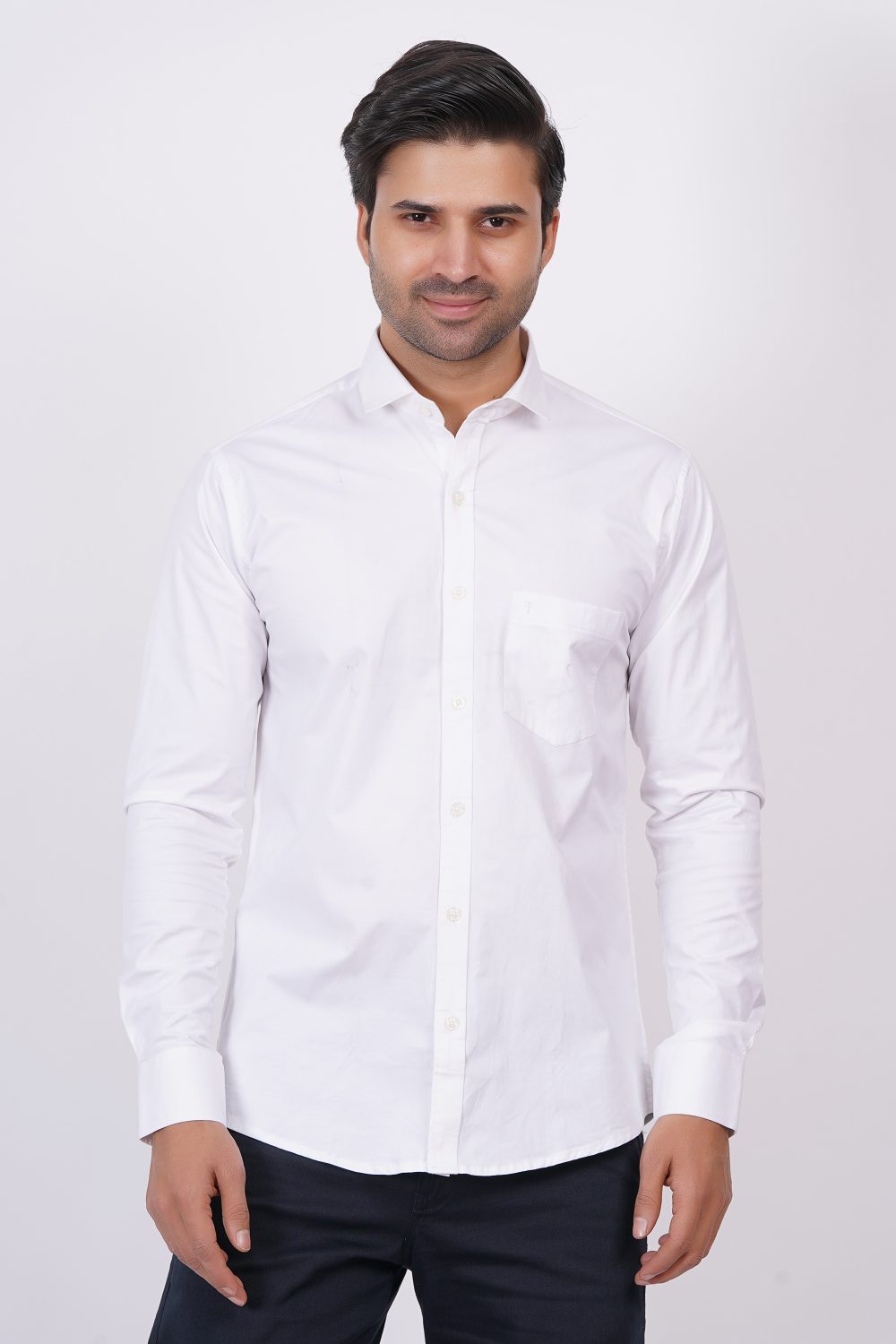 General Motors White | TTASCOTT Plain Shirt