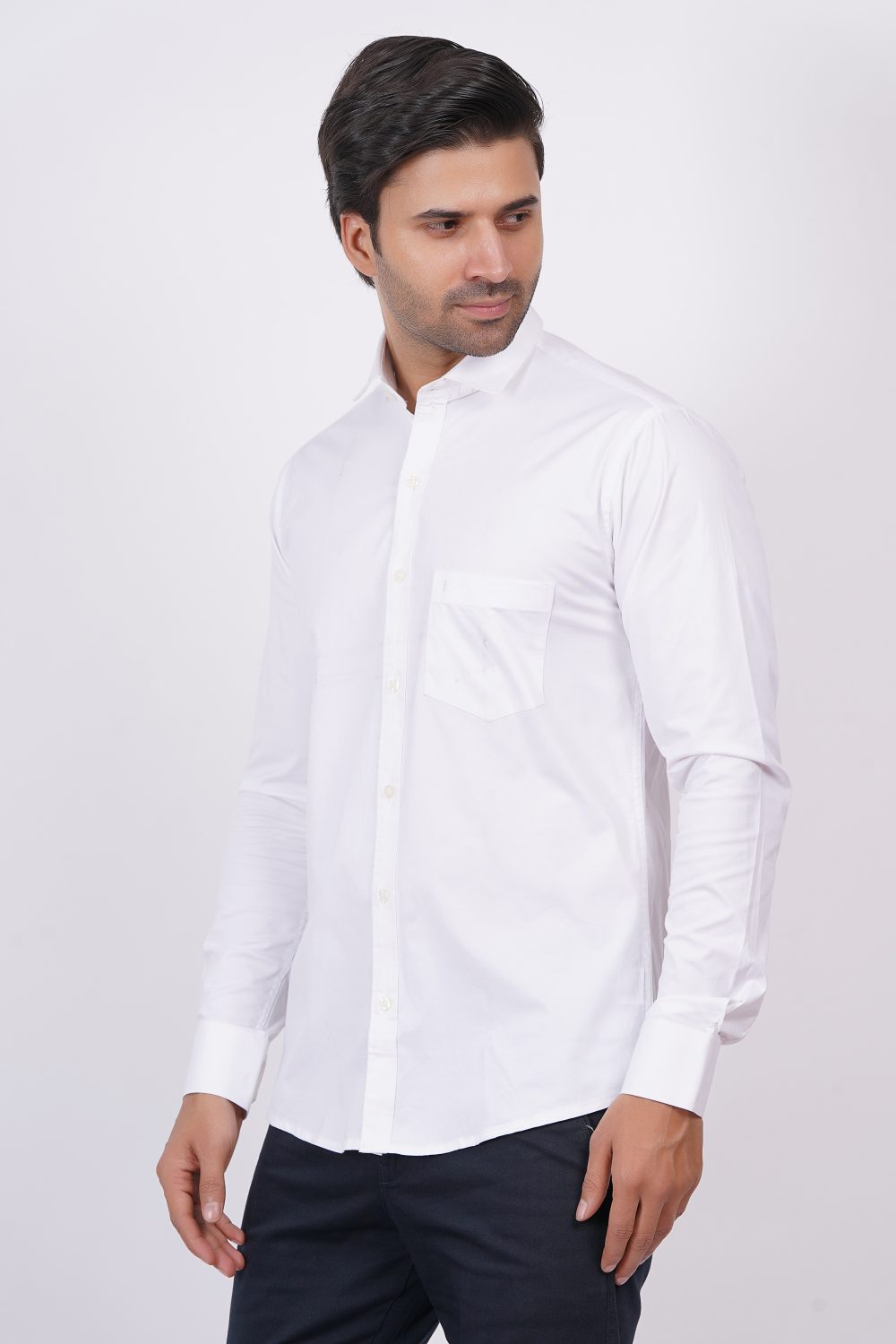 General Motors White | TTASCOTT Plain Shirt