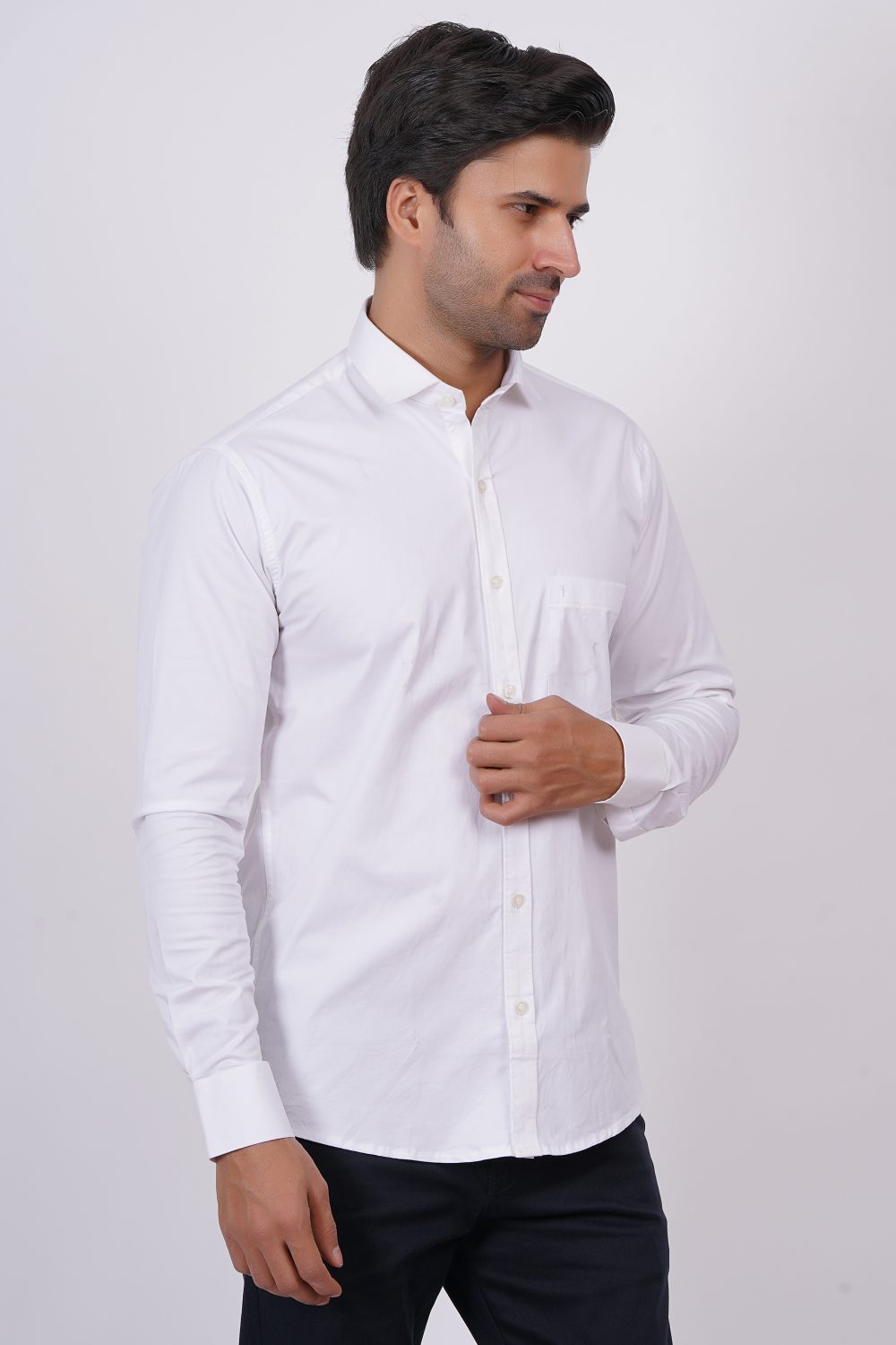 General Motors White | TTASCOTT Plain Shirt