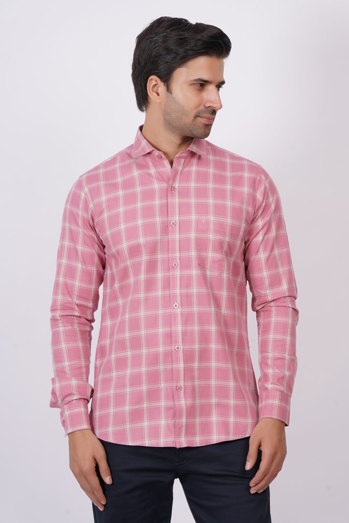 Pink | TTASCOTT Check Shirt