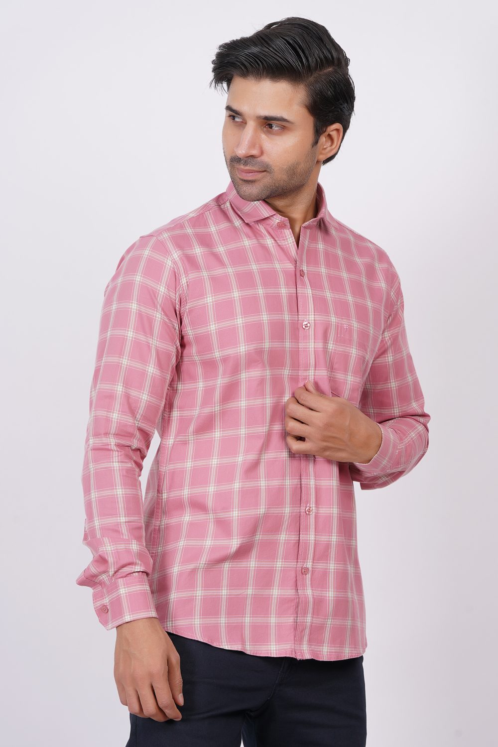 Pink | TTASCOTT Check Shirt