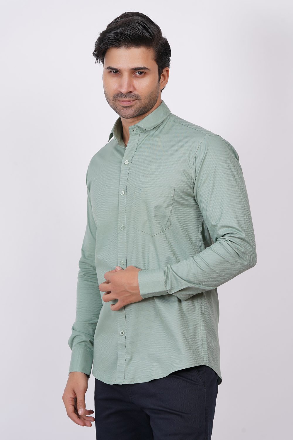 Matcha Green | TTASCOTT Plain Shirt