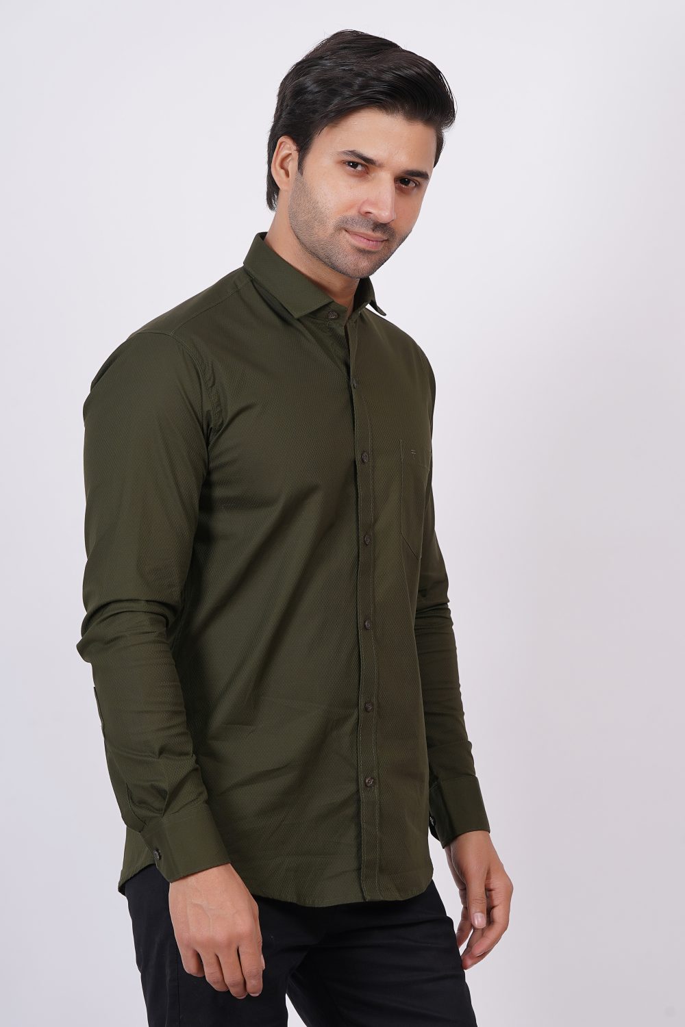 Olive Green | TTASCOTT Plain Shirt