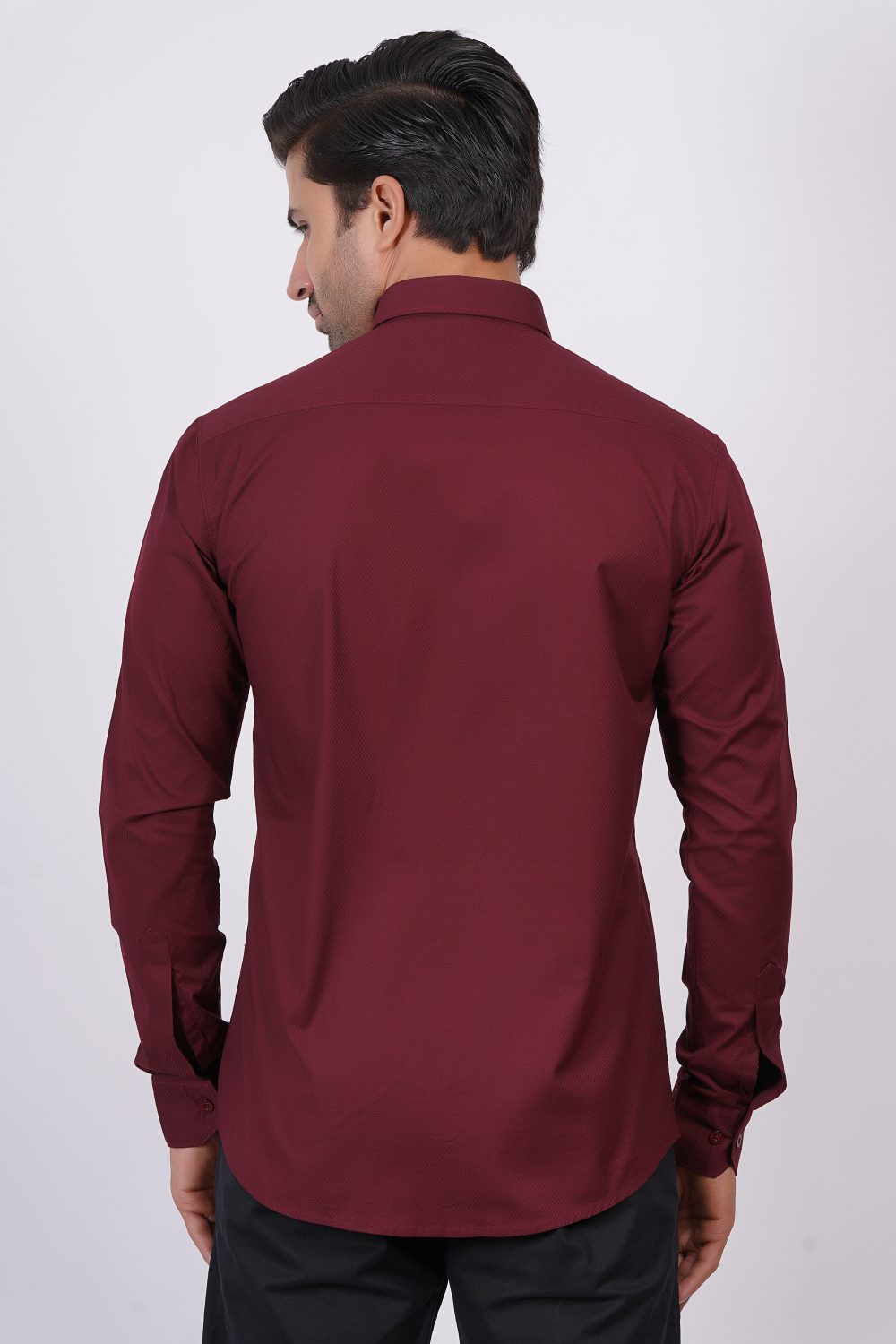 Maroon | TTASCOTT Plain Shirt