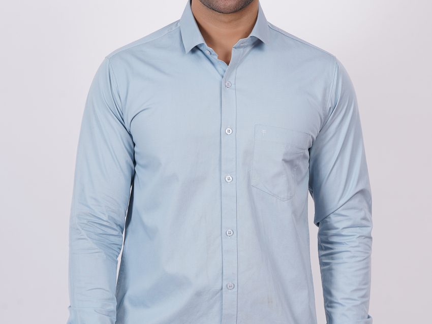 Metallic Blue | TTASCOTT Plain Shirt | TC 1174 - 6