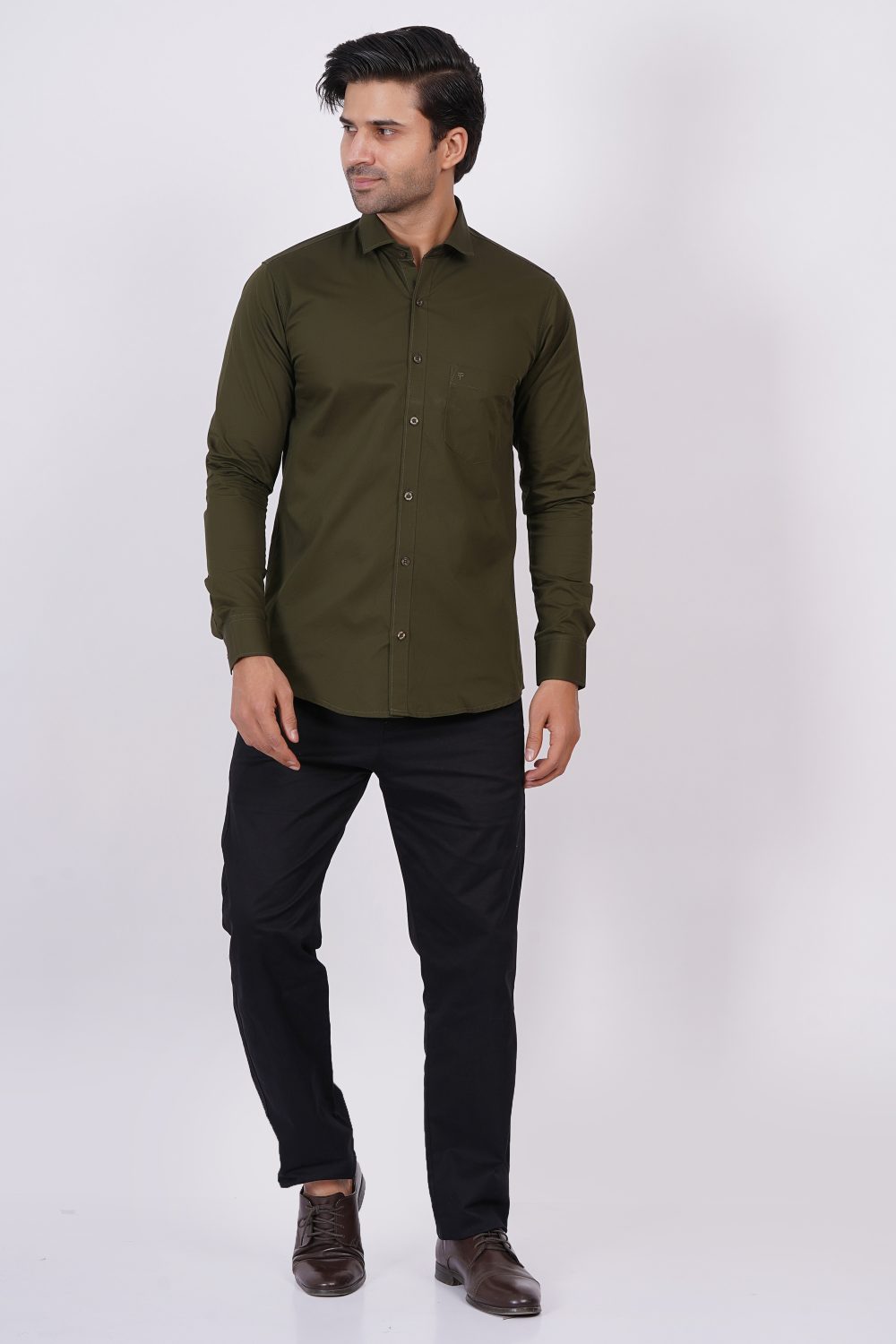 Dark Green | TTASCOTT Plain Shirt